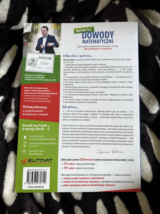 dowody matematyczne zakres podstatwowy i rozszerzony