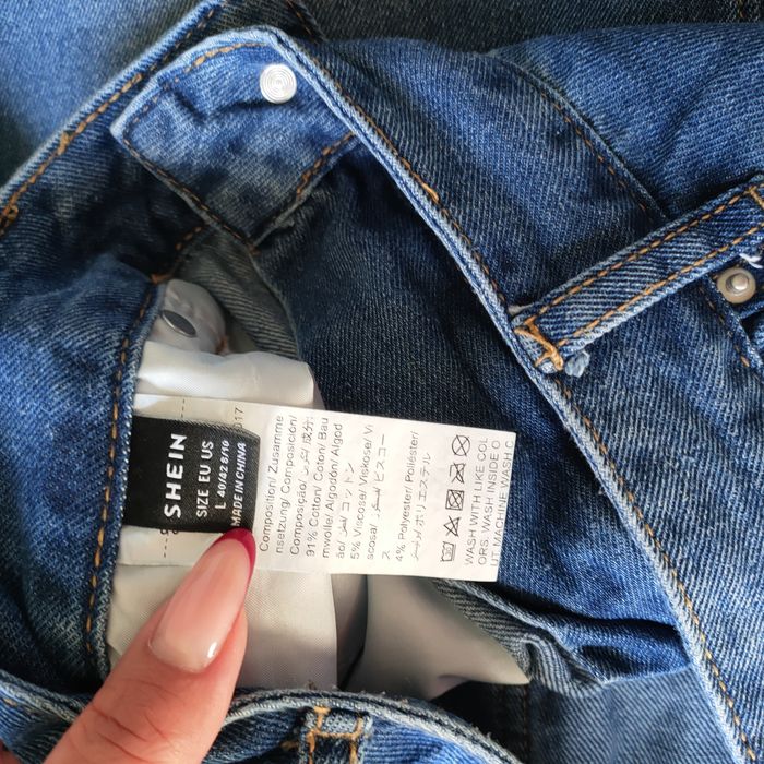 Джинсова спідниця. Спідниця міді з розрізом. Крута якість