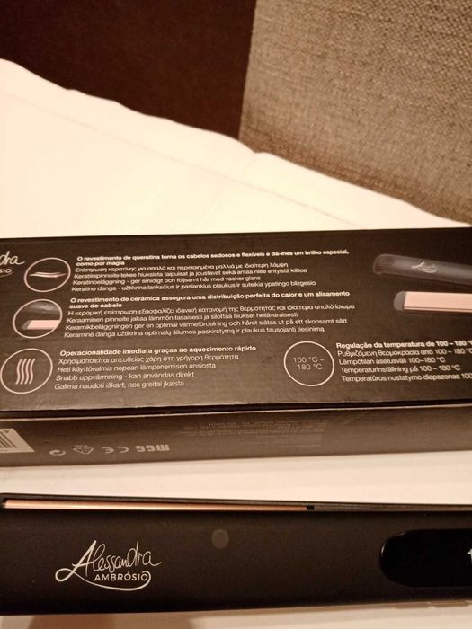 Prancha Alisadora cabelo Alessandra Ambrósio - NOVA (ainda na caixa!)