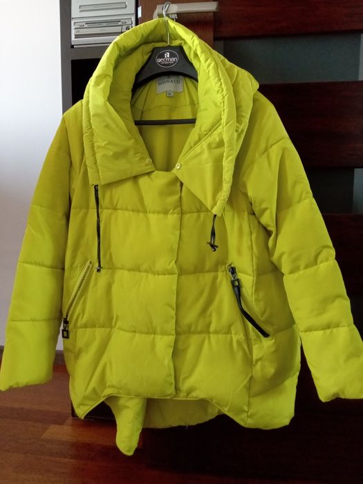 Żółta kurtka jesienno/zimowa