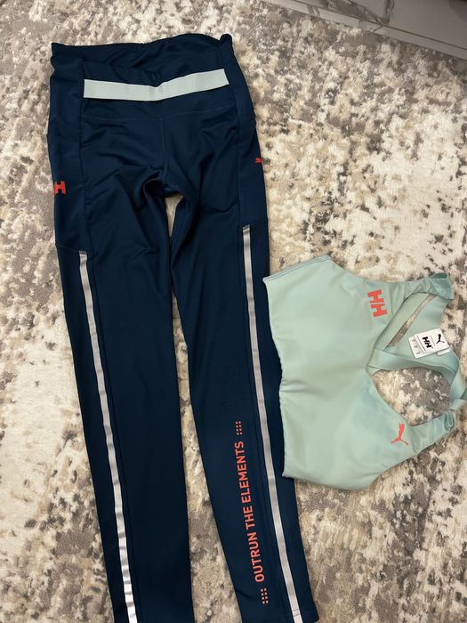 Спортивний комплект лосіни топ Puma x Helly Hansen
