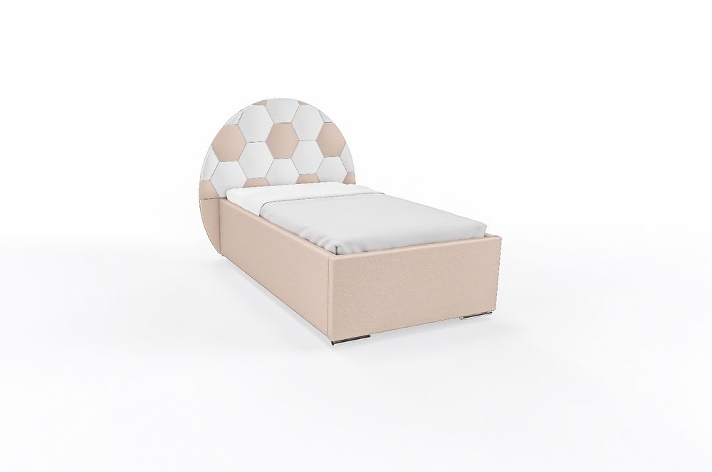 Łóżko sypialniane tapicerowane dla chłopca