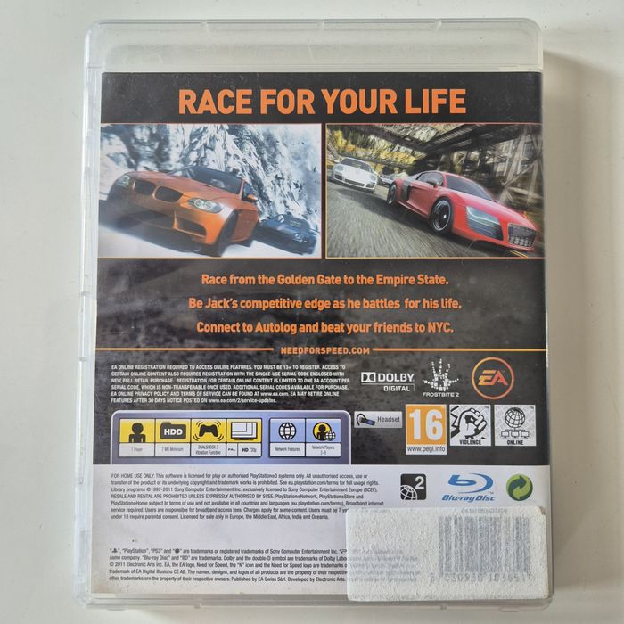 Need for Speed the RUN ps3