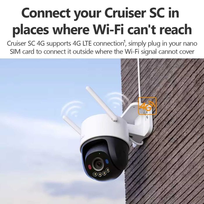 Поворотная 4G камера Imou Cruiser SC 4G 5mp с SIM слотом