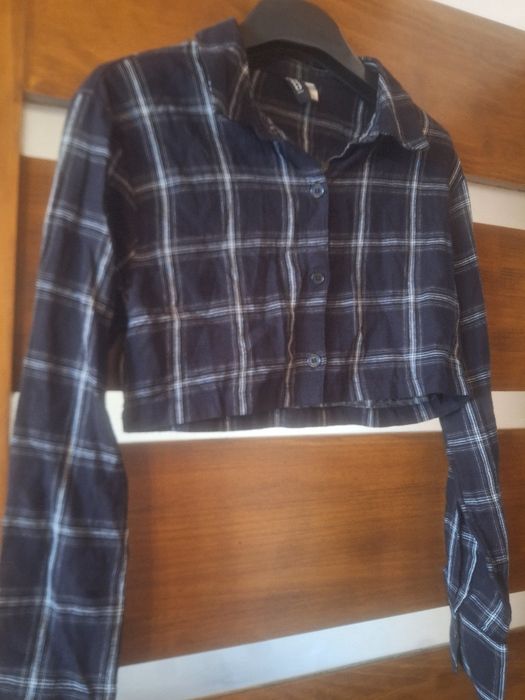 Koszula damska H&M rozm.XS 100%bawełna stan bardzo dobry.