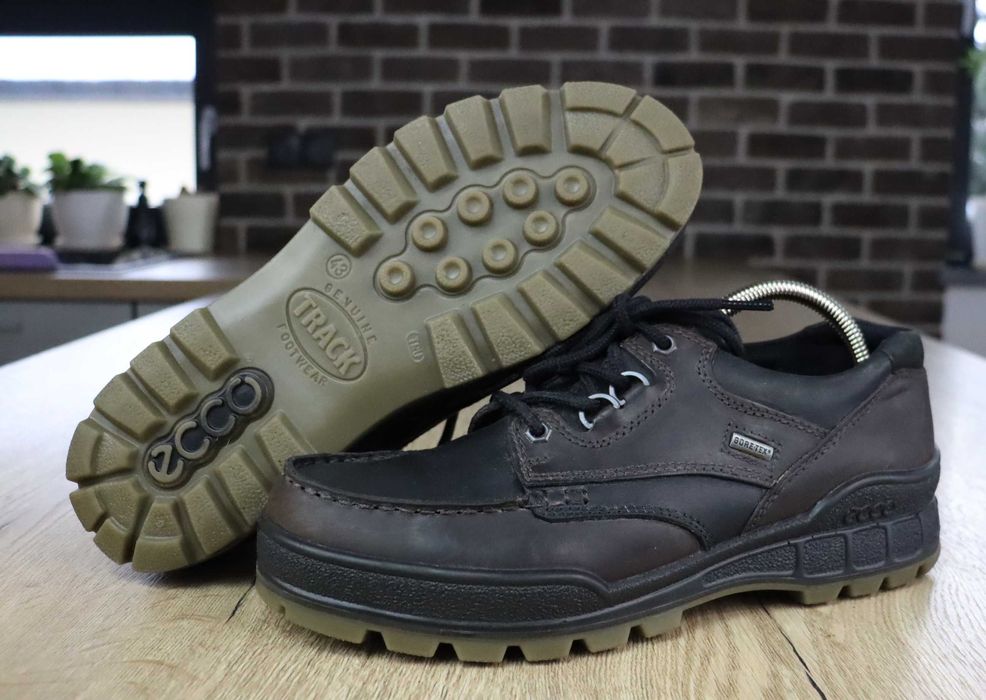 Ecco Track skórzane męskie półbuty GTX 43 ( 28 cm)