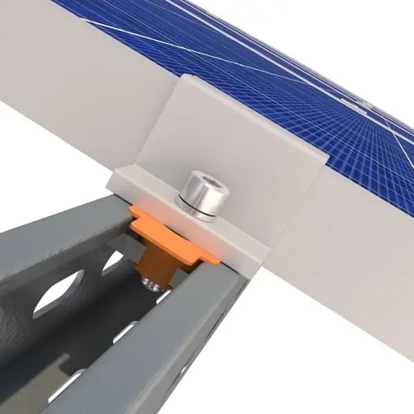 Комплект креплений цинк 2 опорных ряда на 1 панель