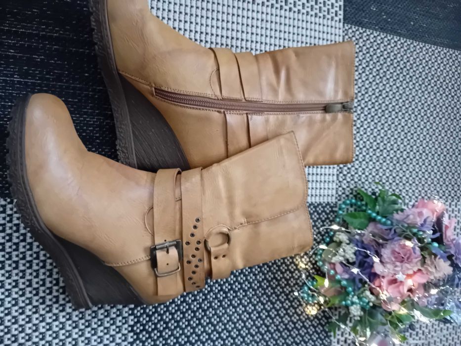 Kozaki botki ocieplana