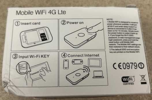 Routers hotspot móvel 4G