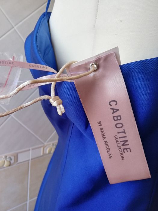 Vestido cerimónia azulão