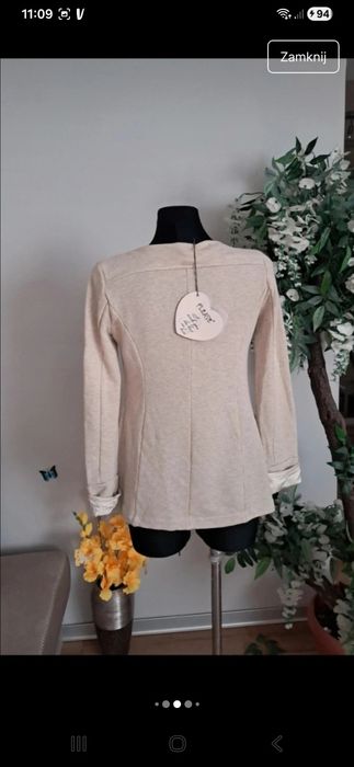 ciągliwa marynarka Włoska 36