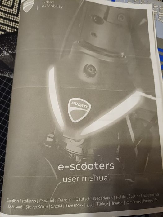 Hulajnoga elektryczna DUCATI Pro I Evo 350W 8.5"