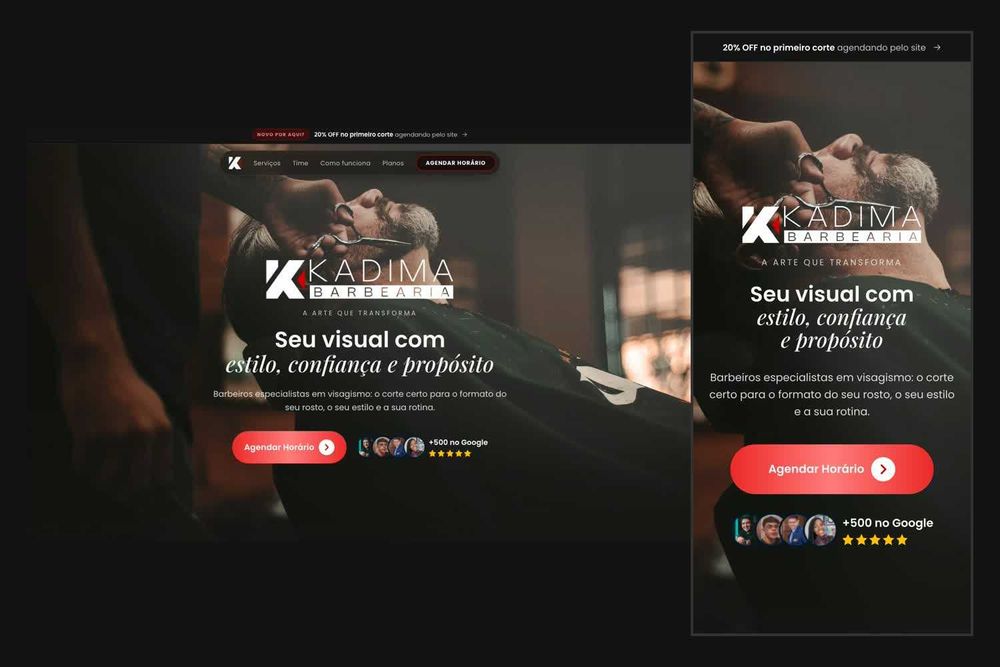 Criação de Websites e Landing Pages Profissionais - Serviço Online