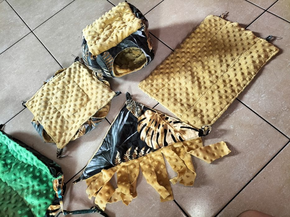 Zestaw minky dla świnki morskiej lub króliczka