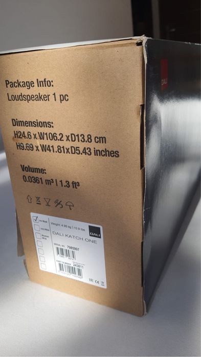 Soundbar  DALI Katch One czarny,