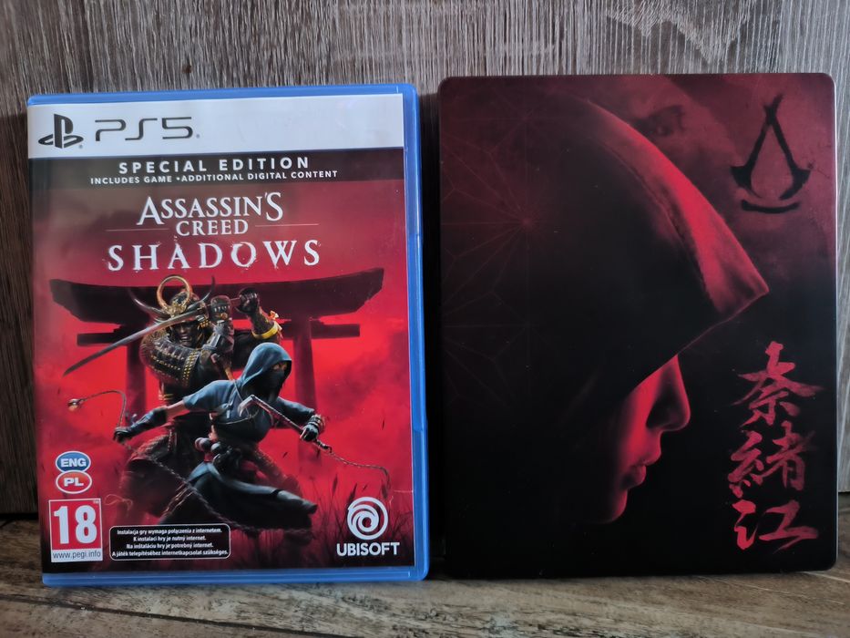 ‼️Assassin's Creed Shadows Ps5 Pl Special Edition Ps5 Pl + Steelbook ‼