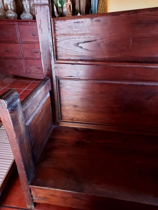 Banco antigo madeira maciça
