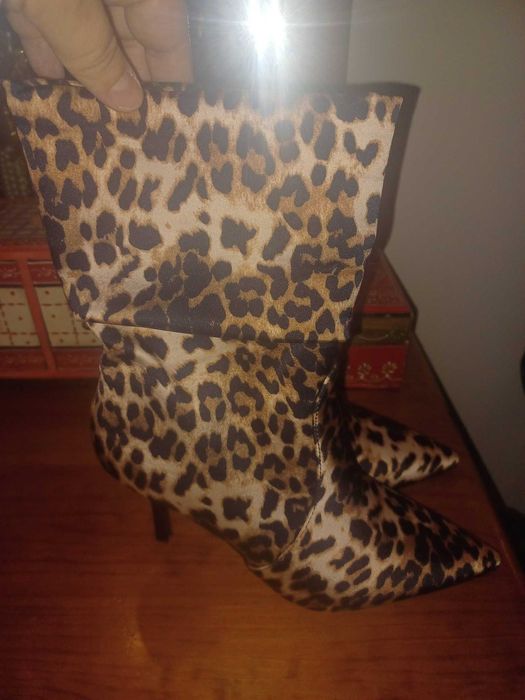 Botas estampado leopardo da Primadonna