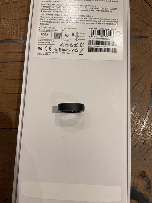 Ringconn gen 2.Stan idealny,rozmiar 10.