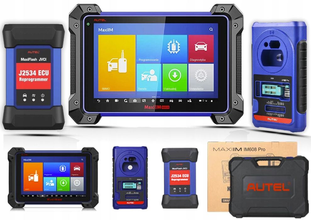 Autel IM608 PRO Programator Kluczy IMMO FLASH J2534 XP400PRO 2 LATA FLASH