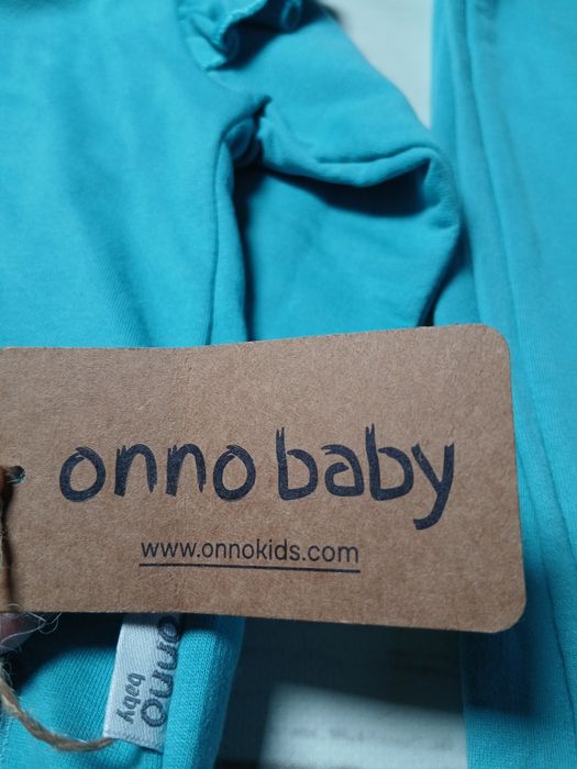 Dres dziewczęcy turkus bluza spodnie onno baby r.104