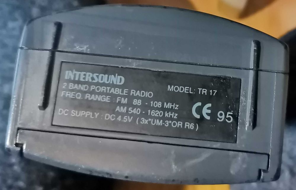 Радіоприймач портативний Intersound TR-17