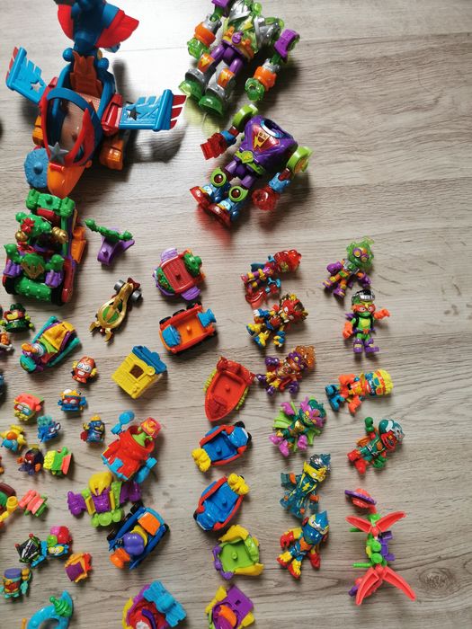 Mega duży zestaw Super Zings + Robot