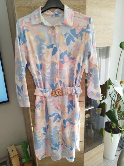 Koszulo-sukienka elegancka