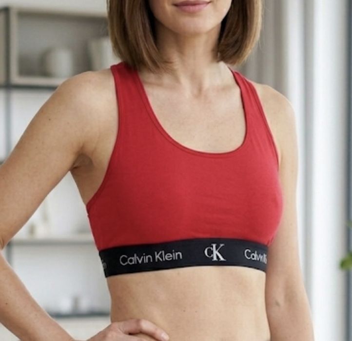 Biustonos treningowy top calvin klein r.36