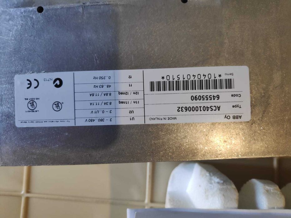 ABB Falownik ACS 4010006-3-2