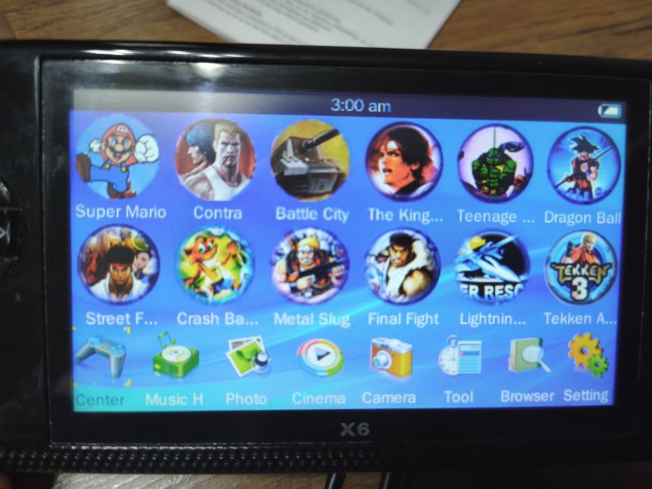 psp x6 відео приставка