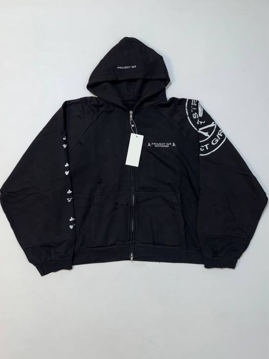 Зип Худи Project G/R x Mastermind Deconstructed Zip Hoodie Balenciaga