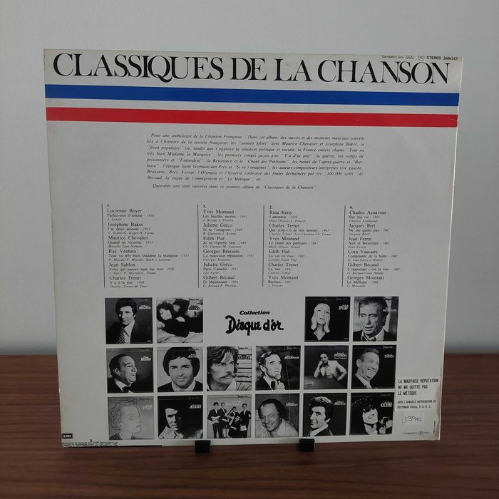 Disco vinil duplo Classiques De La Chanson