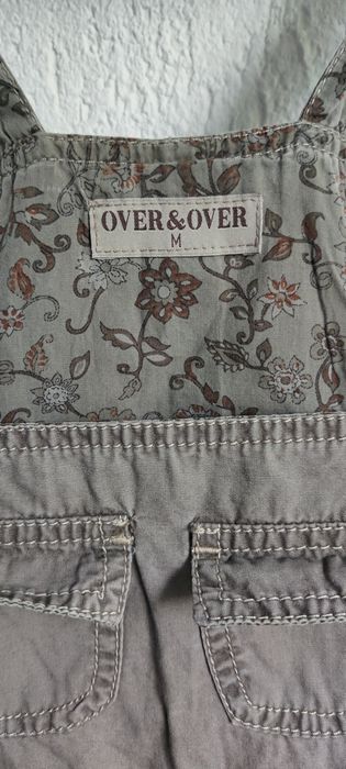 Sukienka spódnica na szelkach kolor ziemi M / 38 pronceska ogrodniczki