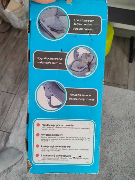 Baby Mix Leżaczek elektroniczny 360'