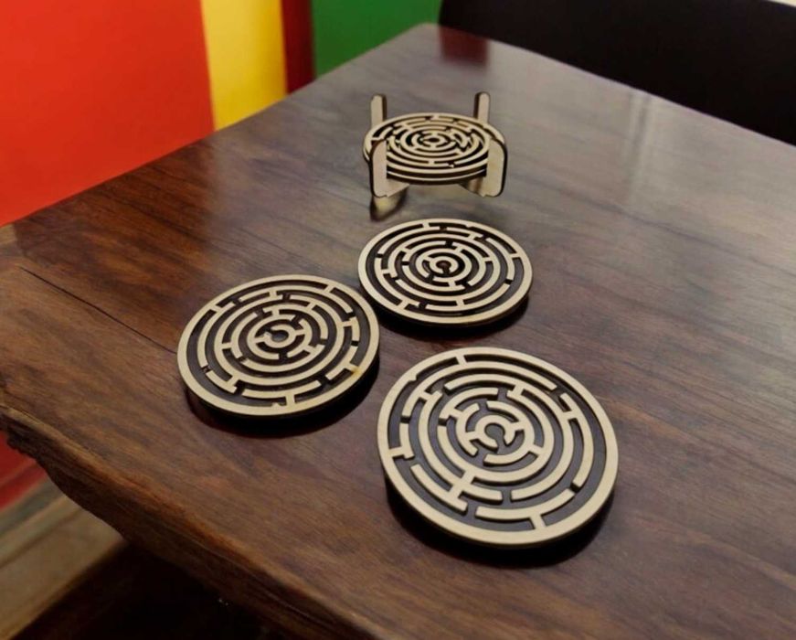 Podkładki pod kubek 6szt. - K0017 - Producent -