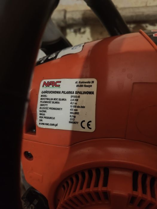 Piła spalinowa NAC SPS02-45