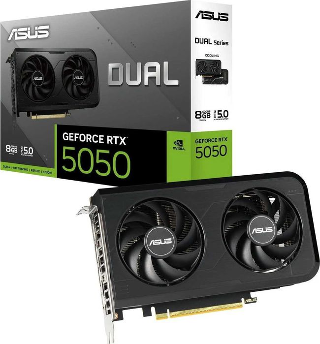 Відеокарта Asus PCI-E GeForce RTX 5050 8GB DDR6 (DUAL-RTX5050-O8G)