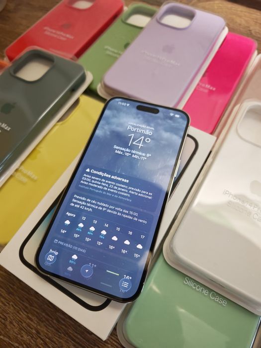 iPhone 14 Pro Max 128GB Silver Como Novo   Aceito Retomas