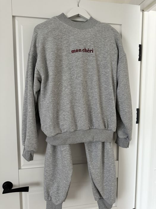 Костюм жіночий тринитка Пенье м/л сірий меланж