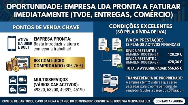 empresa lda pronta TVDE