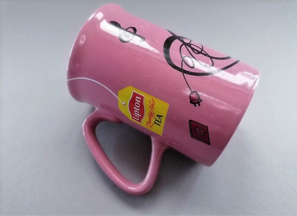 Różowy kubek Lipton - Kayah