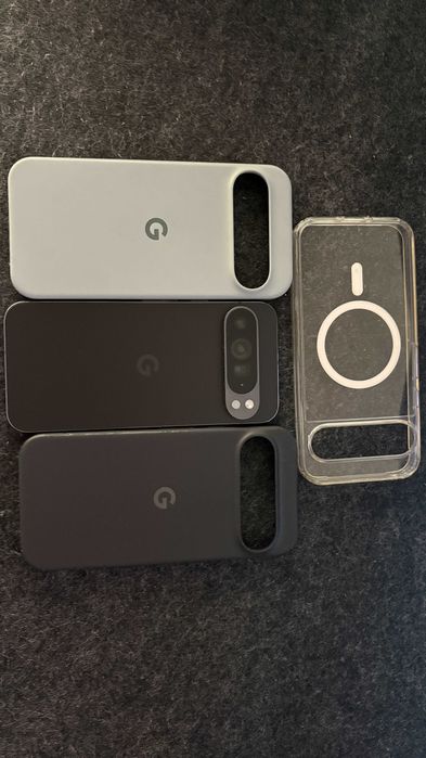 Google Pixel 9 Pro XL 256GB Obsidian + 3 Capas (2 Oficiais Google) + Películas