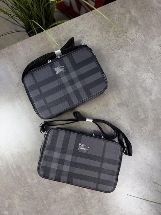 Чоловіча сумка Burberry / Месенджер через плече / Барсетка