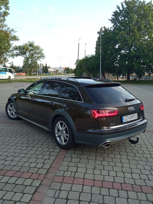 Audi A6 Allroad Quattro 2016 3.0 TDI V6 320KM bezwypadkowy  pełna opcja automat panorama salon polska