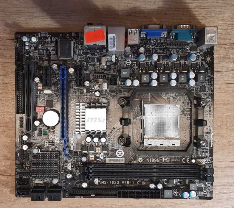 Płyta główna MSI 760GM -P33 z procesorem AMD Phenom II X4 840