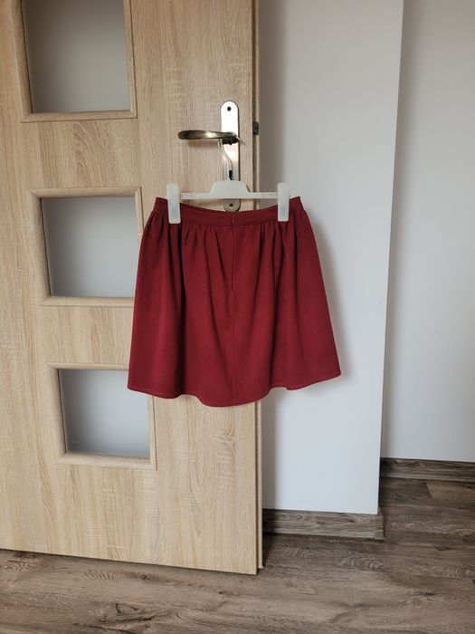 Bordowa spódniczka S/M