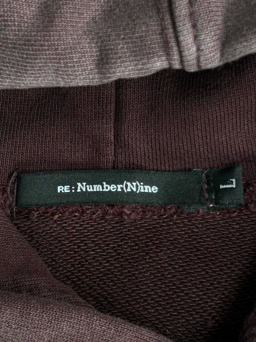 Худі Number (N)ine Shield бордова hoodie archive Sweatshirt худи кофта