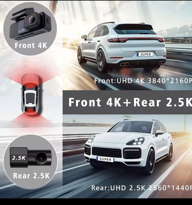 Dashcam 4k + 2.5k