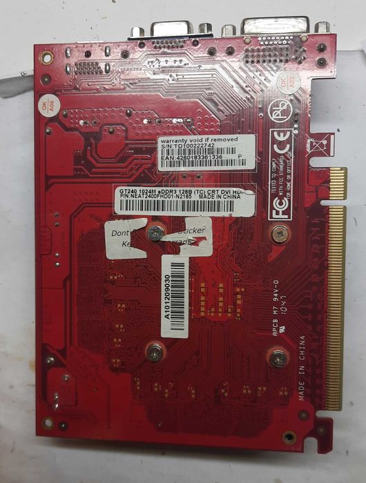 Видеокарта GeForce GT 240 1024 MB